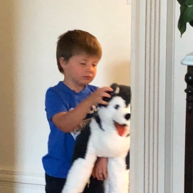Graham can't wait to see his Husky!